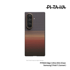 PITAKA - Ultra Slim ( Edge ) Case For Samsung Z Fold 7 - Sunset