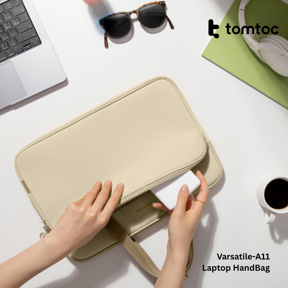 Tomtoc - Versatile-A11 Laptop Handbag ( 13.5 -14 Inch ) - Khaki