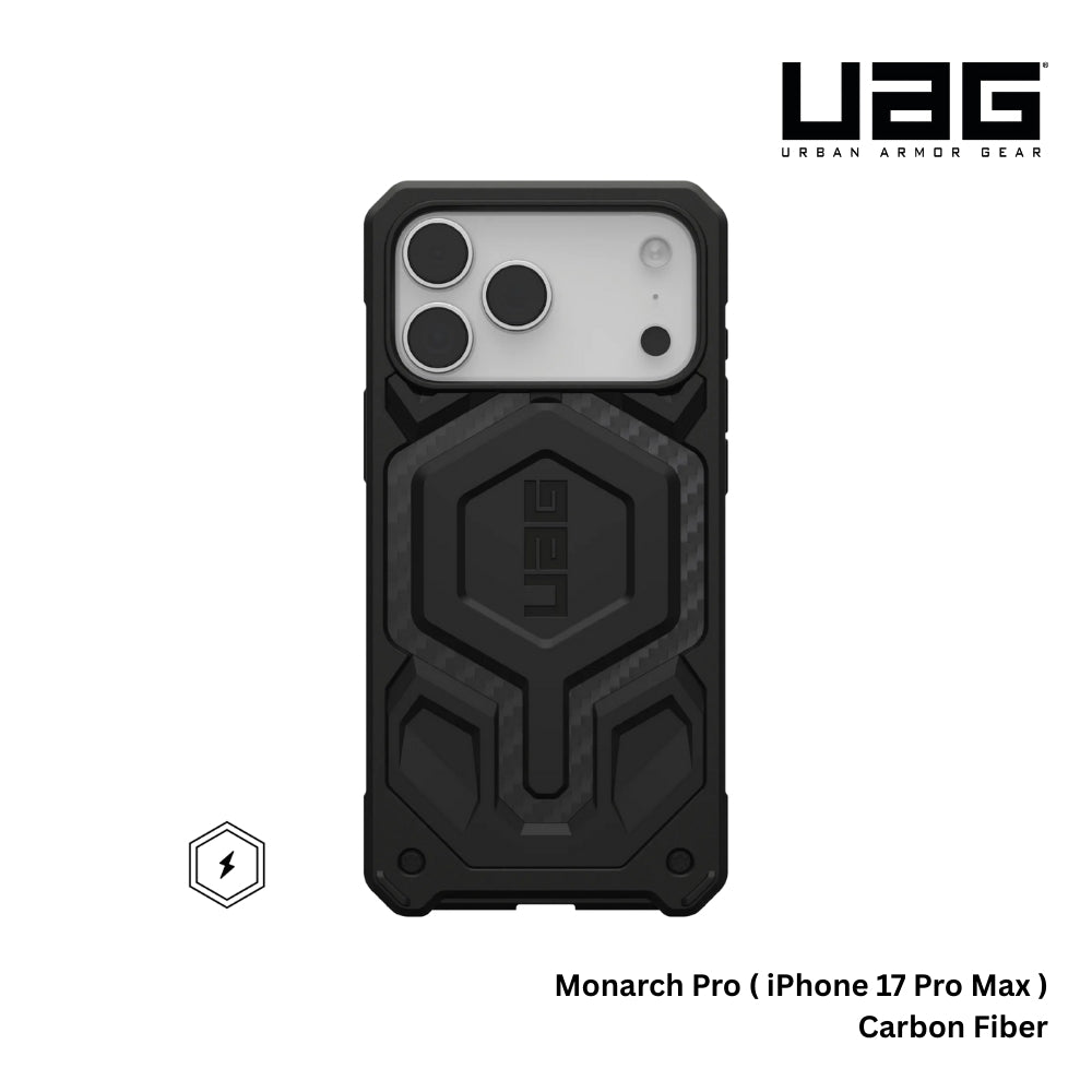 UAG - Monarch Pro Case For iPhone 17 Pro Max - Carbon Fiber