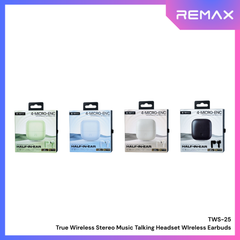 REMAX - TWS-25 True Wireless Stereo Music Talking WIreless Earbuds - Purple