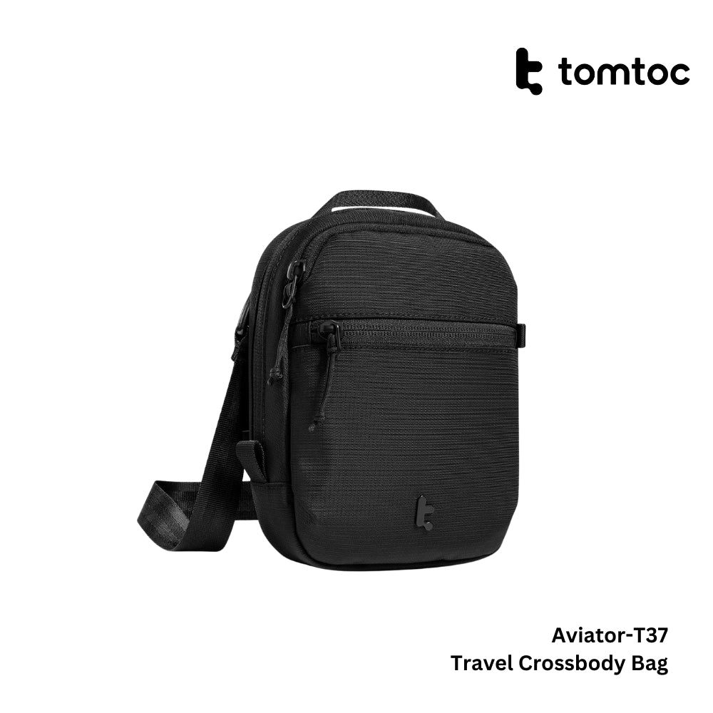 TOMTOC - Aviator-T37 Travel Crossbody Bag ( 1.3L ) - Black
