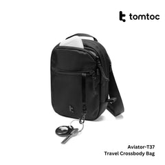 TOMTOC - Aviator-T37 Travel Crossbody Bag ( 1.3L ) - Black