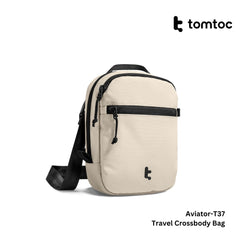 TOMTOC - Aviator-T37 Travel Crossbody Bag ( 1.3L ) - Khaki