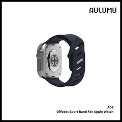 Aulumu - A02 Offbeat Sport Band for Apple Watch Series - Dark Blue