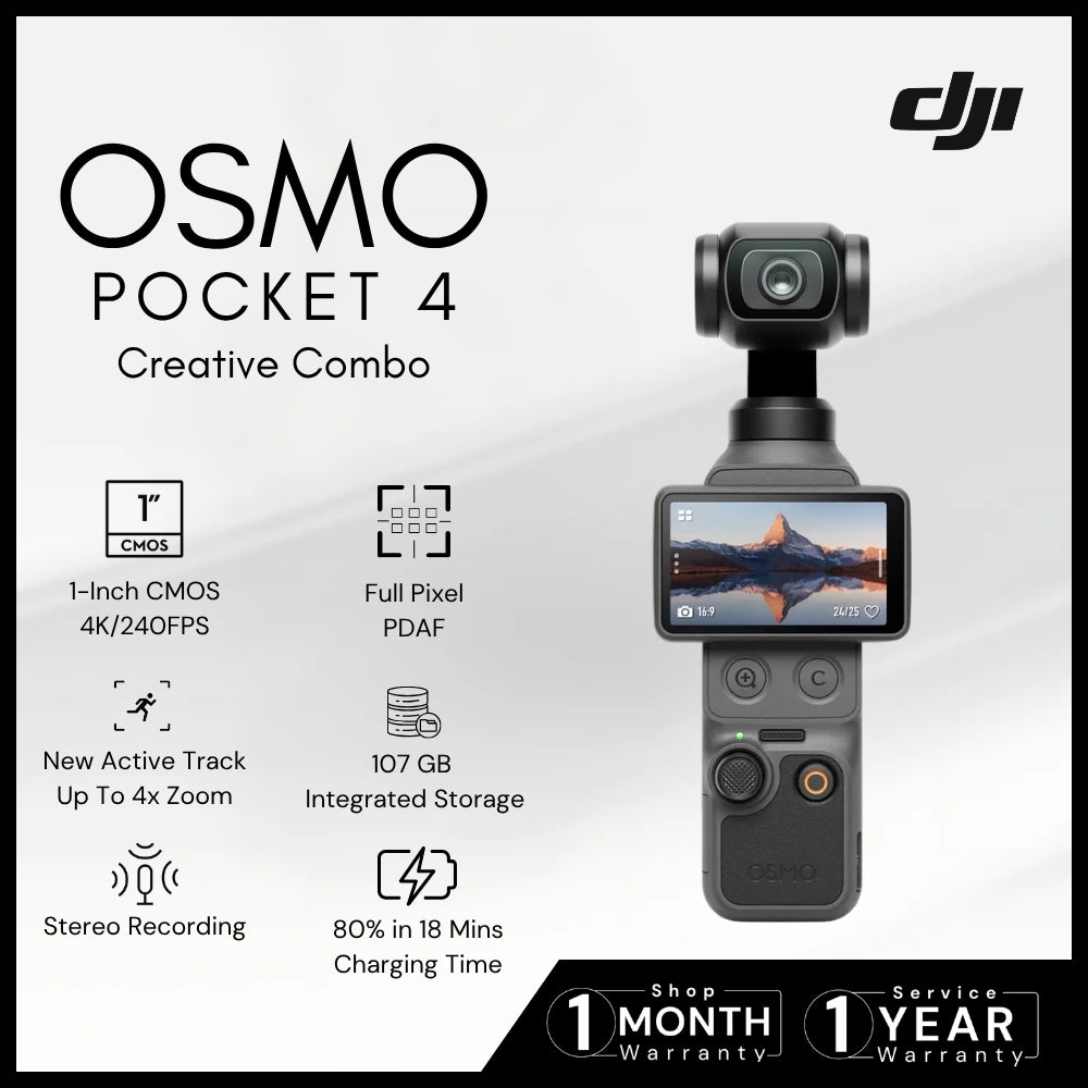 DJI - OSMO Pocket 4 Creator Combo