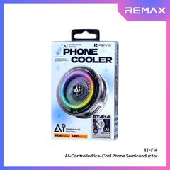 REMAX - RT-F14 AI-Controlled Ice-Cool Phone Cooler - White