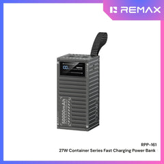 REMAX - RPP-161 Container Series 50000mAh PD+QC Power Bank (PD 27W+ QC22.5W) - Grey