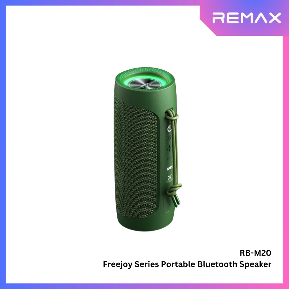 REMAX RB-M20 Freejoy Series Portable Wireless Bluetooth Speaker - Green