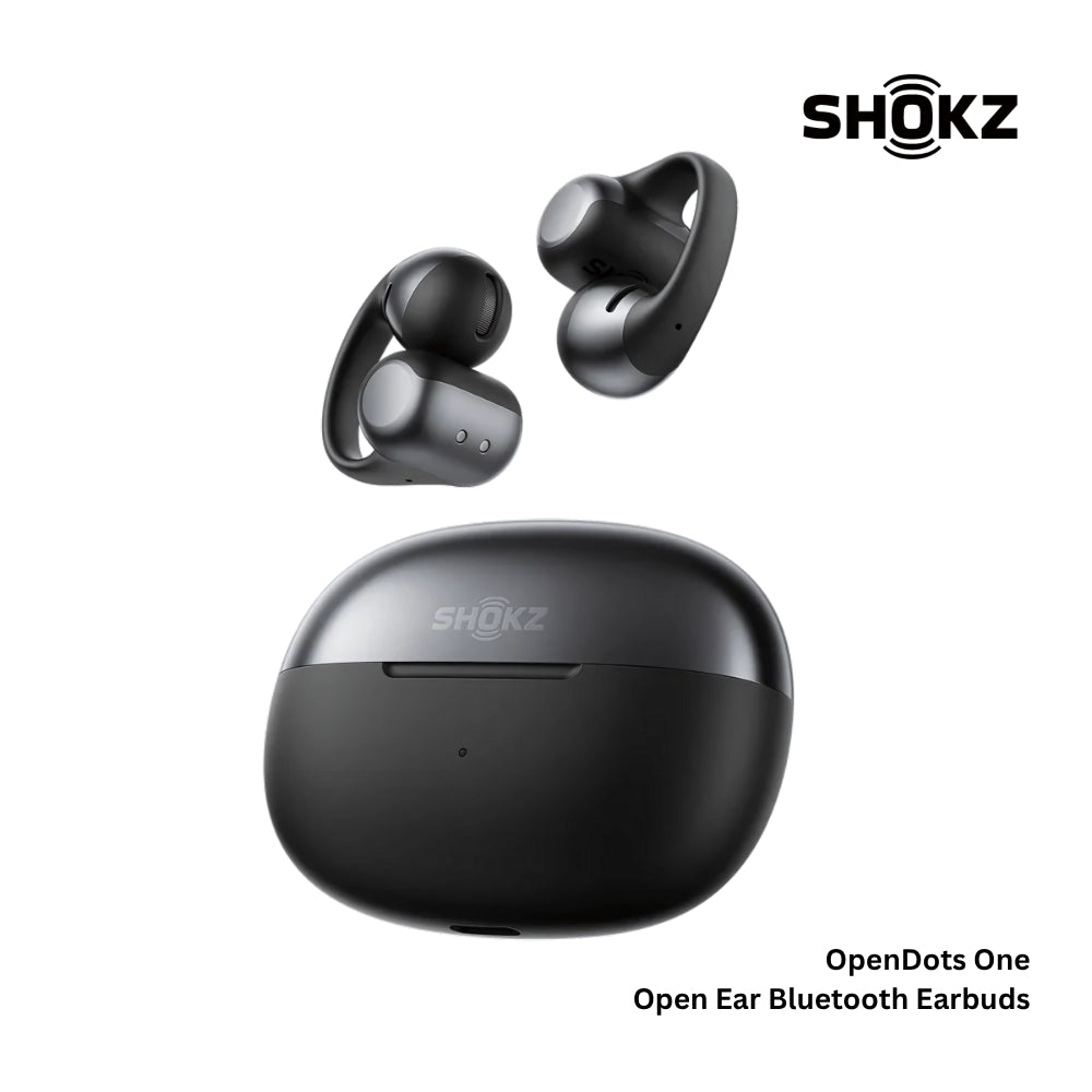 SHOKZ - OPENDOTS ONE Open Ear Bluetooth Earbuds - Black
