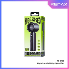 REMAX - RS-SF22 Digital High Speed Handheld Fan - White