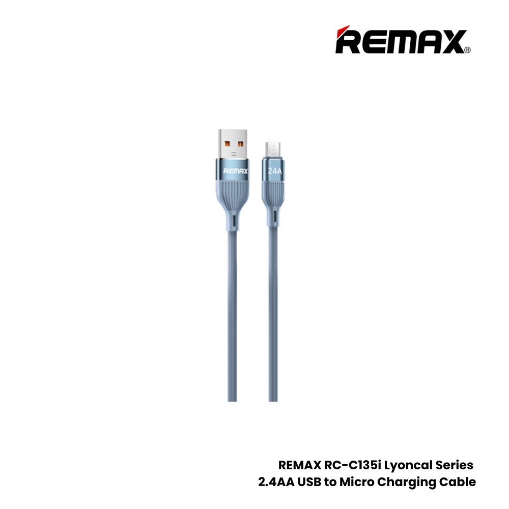 REMAX RC-C135i Lyoncal Series 2.4A USB to Lightning Fast Charing Data Cable - Purple