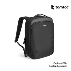TOMTOC - Explorer-T60 Laptop Backpack ( 16 Inch / 22.5L ) - Black
