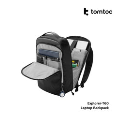 TOMTOC - Explorer-T60 Laptop Backpack ( 16 Inch / 22.5L ) - Black