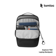 TOMTOC - Explorer-T60 Laptop Backpack ( 16 Inch / 22.5L ) - Black