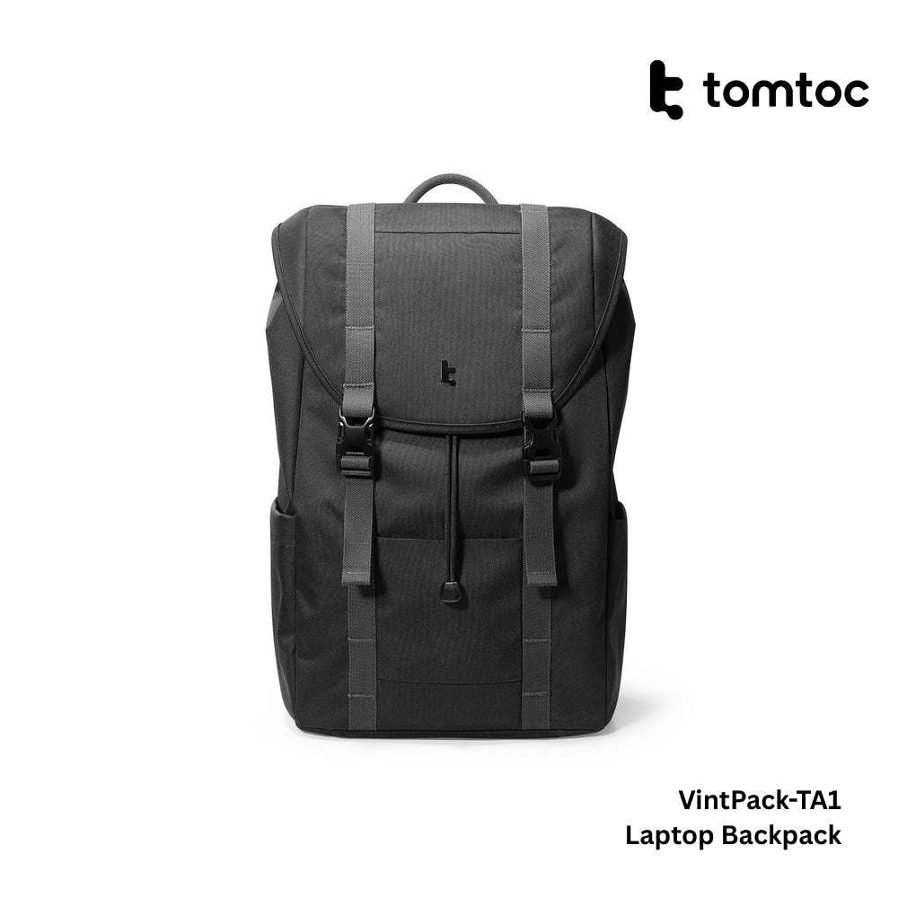 TOMTOC - VintPack-TA1 Laptop Back ( 15.6 Inch / 22L ) - Dark