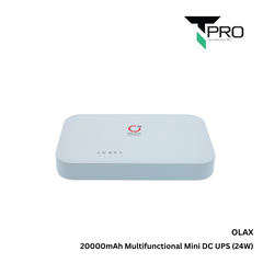 T-PRO - OLAX 20000mAh 24W Multifunction Network Mini DC UPS Pro - White