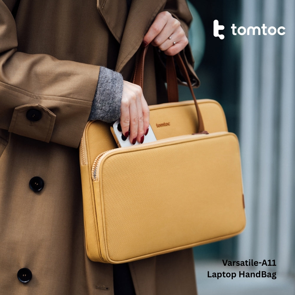 Tomtoc - Versatile-A11 Laptop Handbag ( 13.5 -14 Inch ) - Yellow