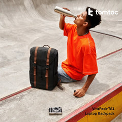 TOMTOC - VintPack-TA1 Laptop Back ( 16 Inch / 17L ) - Black