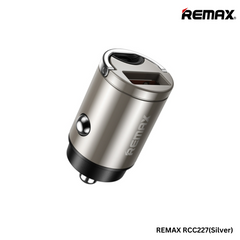 REMAX RCC227 Lindo Series Single USB Car Charger(18W) - Silver