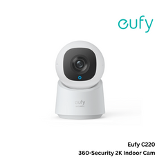 ANKER - EUFY C220 Security 360 Indoor 2K Camera - White
