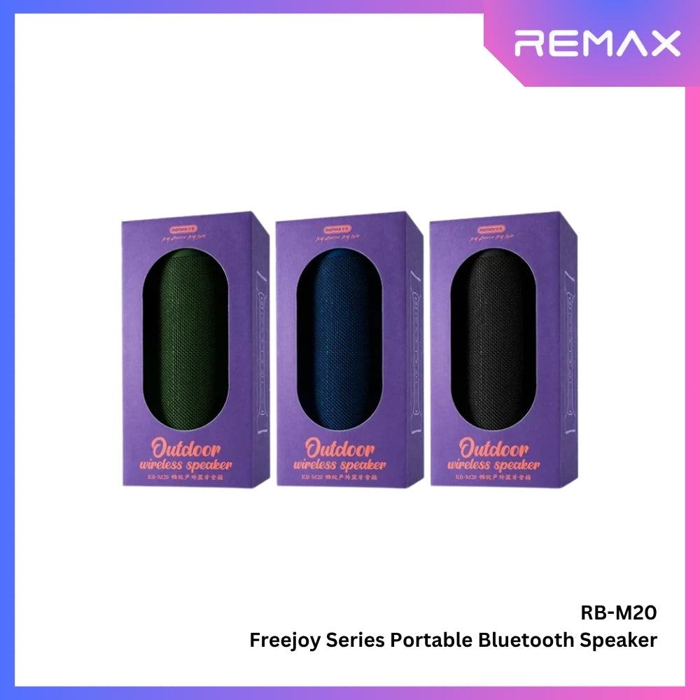 REMAX RB-M20 Freejoy Series Portable Wireless Bluetooth Speaker - Black