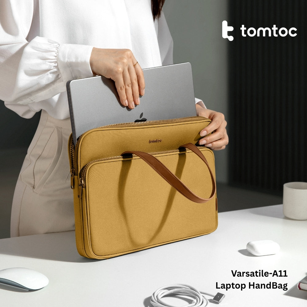 Tomtoc - Versatile-A11 Laptop Handbag ( 13.5 -14 Inch ) - Yellow