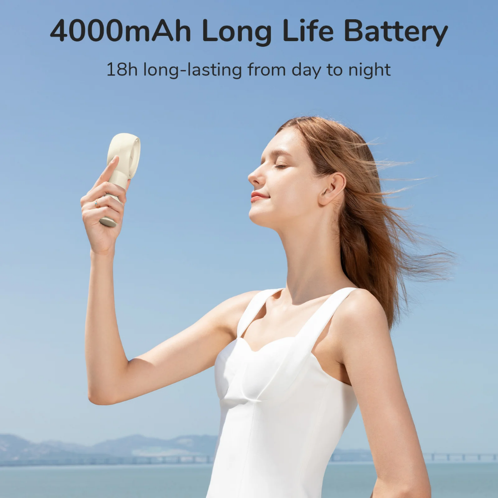 JisuLife - Handheld Fan Life 5 Plus ( 4000mAh ) - Light Brown