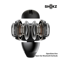 SHOKZ - OPENDOTS ONE Open Ear Bluetooth Earbuds - Black