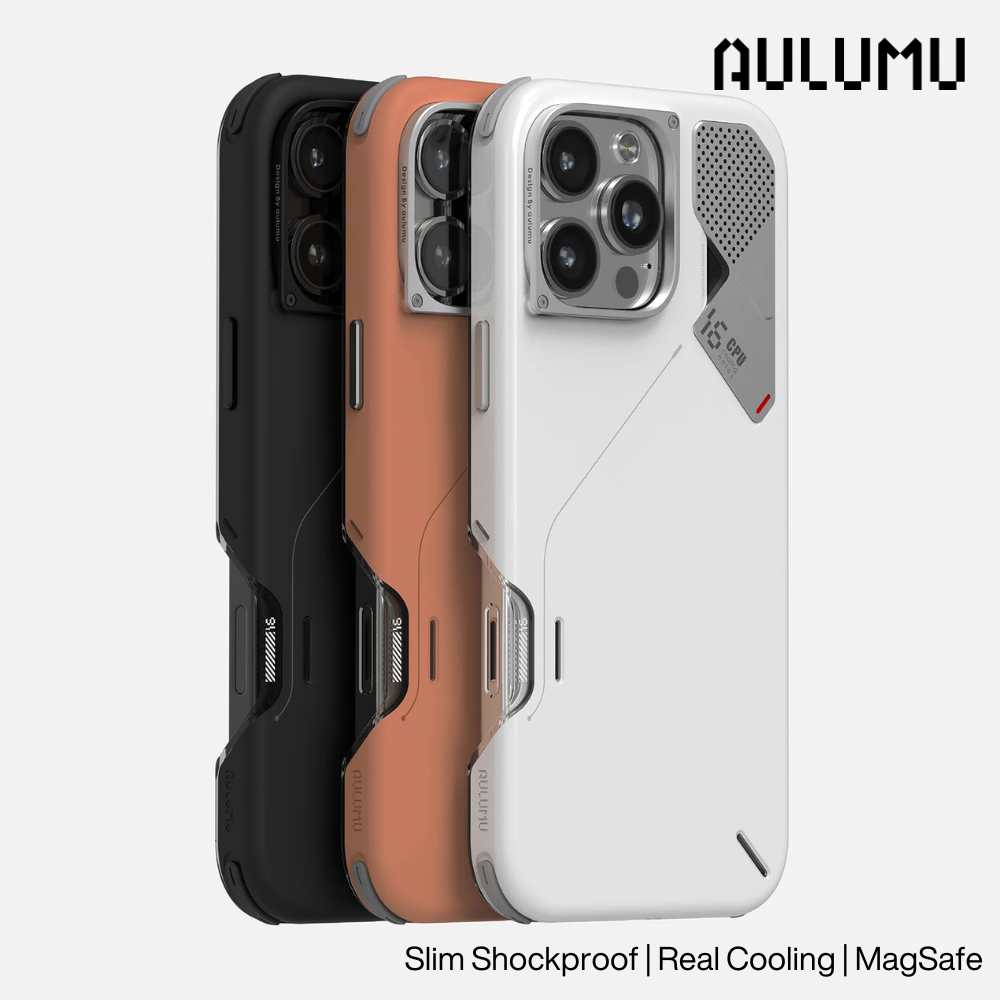 Aulumu A16 Slim Shockproof Case for iPhone 16 Pro Max Series | Real Cooling | MagSafe