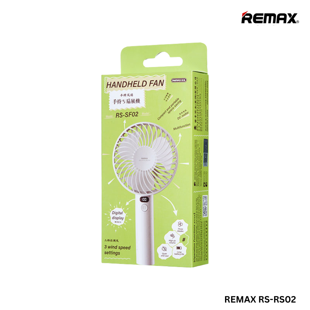 REMAX RS-SF02 Handheld Fan - White