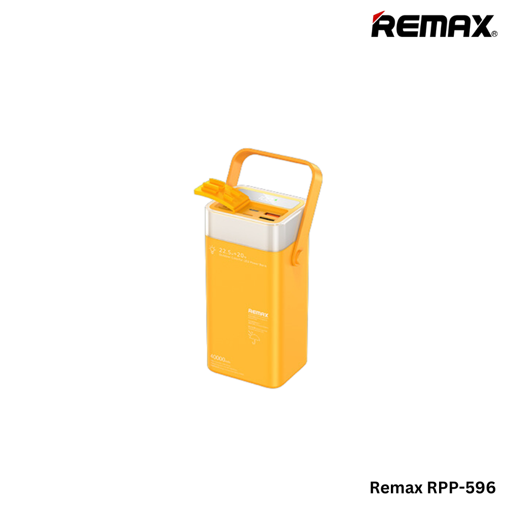 REMAX RPP-596  Fluorite Series 20W+22.5W Fast Charging Outdoor Colorful Power Bank(40000mAh)