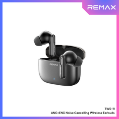 REMAX - TWS-11 ANC+ENC Zinc Alloy True Wireless Stereo Music Talking Wireless Earbuds - Tarnish