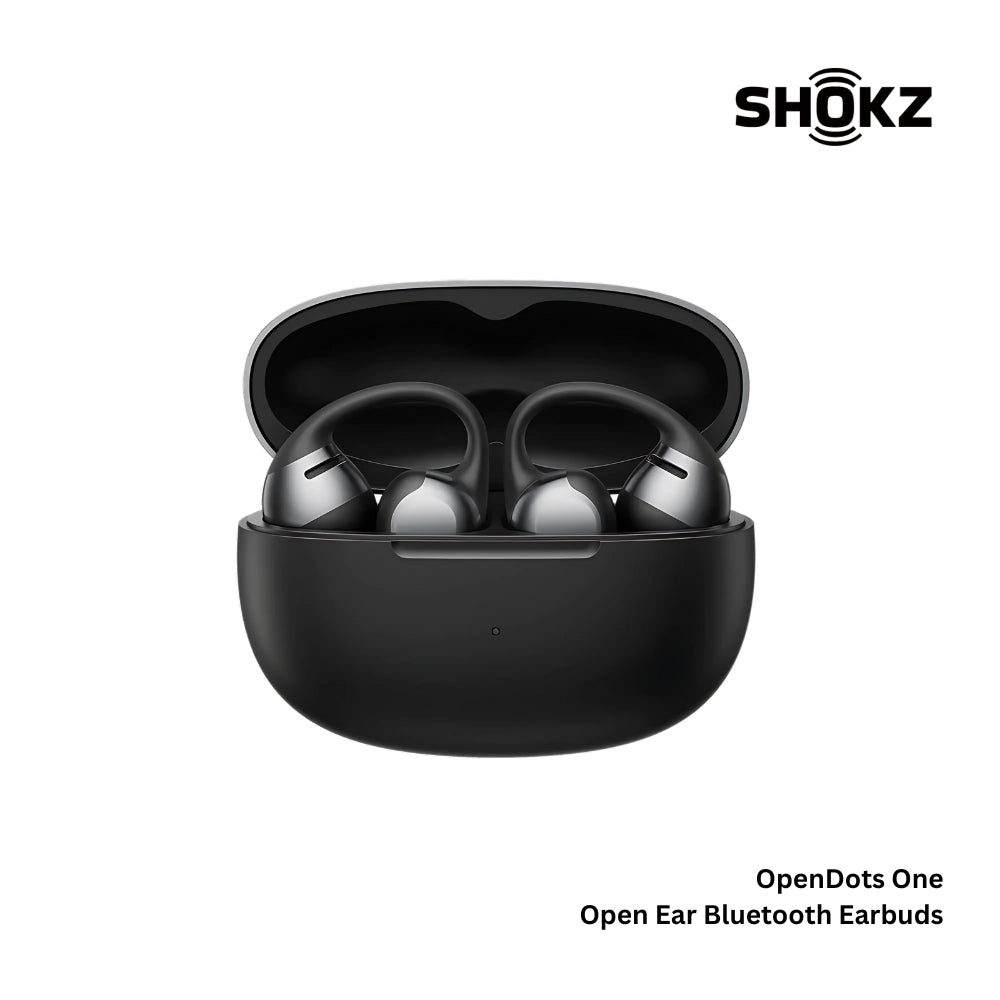 SHOKZ - OPENDOTS ONE Open Ear Bluetooth Earbuds - Black