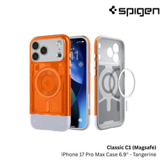 Spigen - Classic C1 Magfit Case For iPhone 17 Pro Max - Tangerine