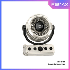 REMAX - RS-ZF09 Outdoor Camping Fan - Khaki