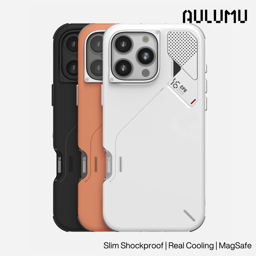 Aulumu A16 Slim Shockproof Case for iPhone 16 Pro Max Series | Real Cooling | MagSafe