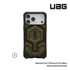 UAG - Monarch Pro Case For iPhone 17 Pro Max - Kevlar Element Green
