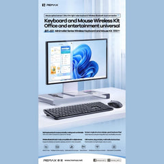 REMAX - BT-07 Minimalist Series Wireless Keyboard & Mouse Kit