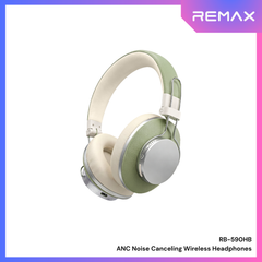 REMAX - RB-590HB ANC Noise Canceling Wireless Headphones - Green