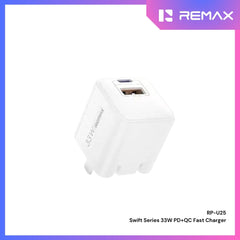REMAX - RP-U25 Swift Series 33W PD+QC Fast Charger - White