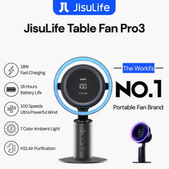 JisuLife - Table Fan Pro 3 ( 10,000mAh ) - Dark Grey