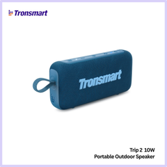 TRONSMART - Trip 2 10W Portable Bluetooth Wireless Outdoor Speaker - Blue