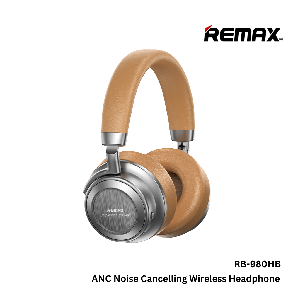 REMAX - RB-980HB ANC Noise Cancelling Bluetooth Wireless Headphone - K ...