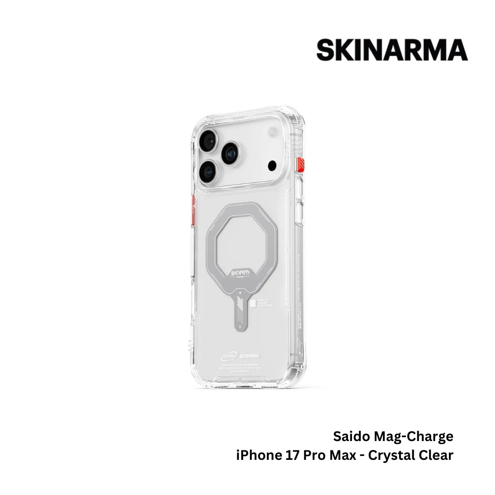 Skinarma - Saido Magsafe Case For iPhone 17 Pro Max - Crystal Clear