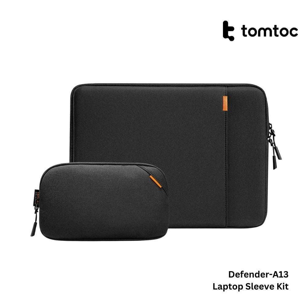 Tomtoc - Defender-A13 Laptop Sleeve Kit ( 14 Inch ) - Black