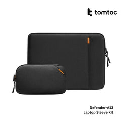 Tomtoc - Defender-A13 Laptop Sleeve Kit ( 14 Inch ) - Black