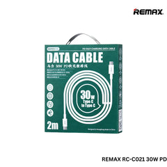 REMAX RC-C021 C-C  MARLIK SERIES 30W PD FAST CHARGING DATA CABLE (2M)