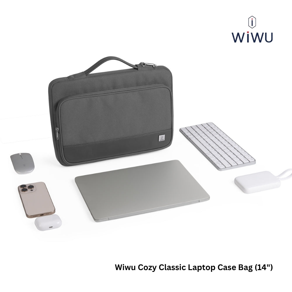 WIWU - Cozy Classic Laptop Case (14") - Black