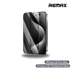 iPhone 16 Pro Max >>REMAX Privacy Tempered Glass Future Ultra Soft Series - Clear (Copy)