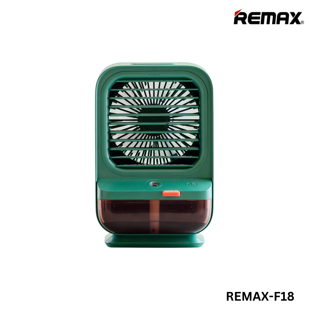 REMAX F18 Oscillating Water Cooling Fan - Green